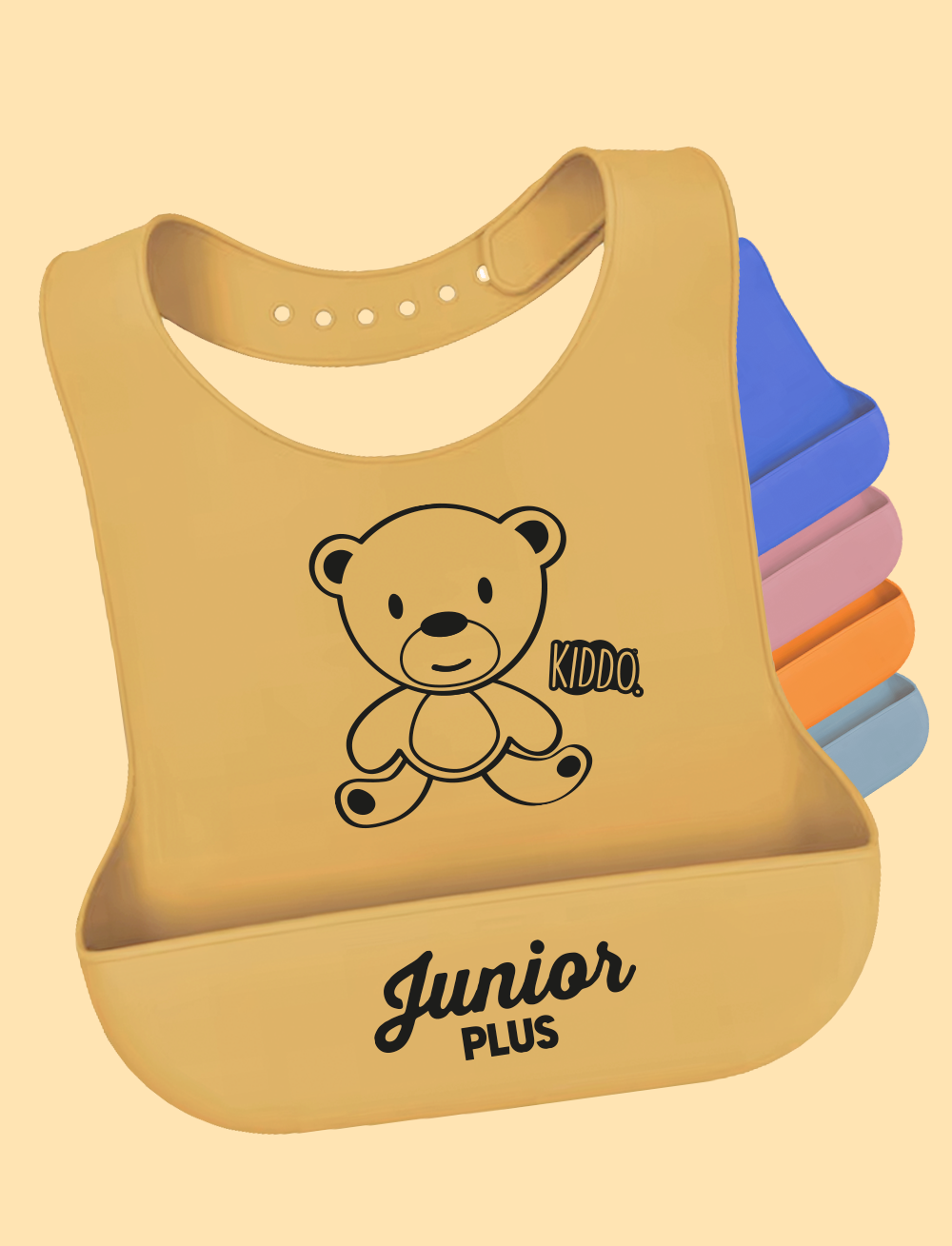 Kiddo Junior Plus Adult Silicone Bib