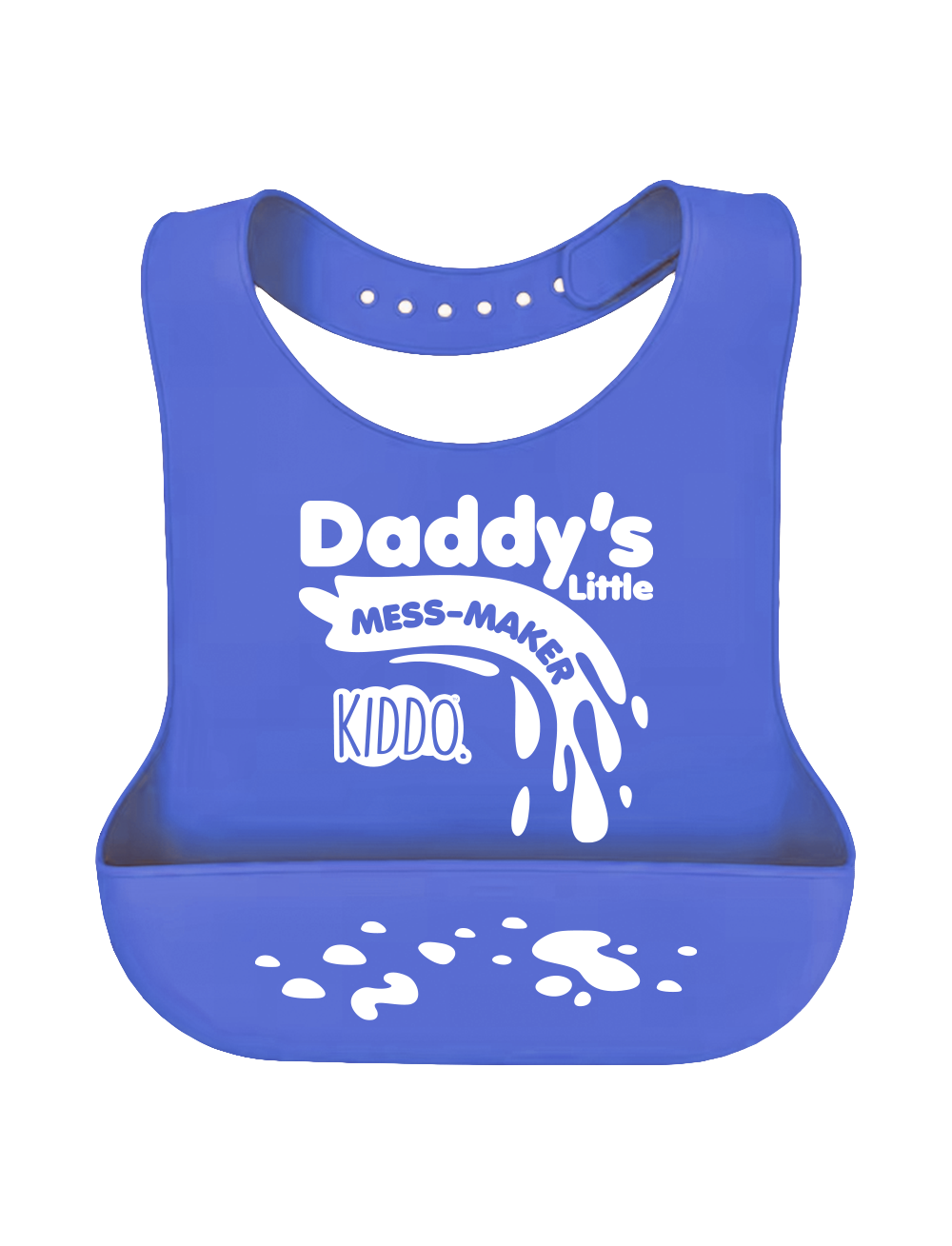 Kiddo Mess Maker Adult Silicone Bib