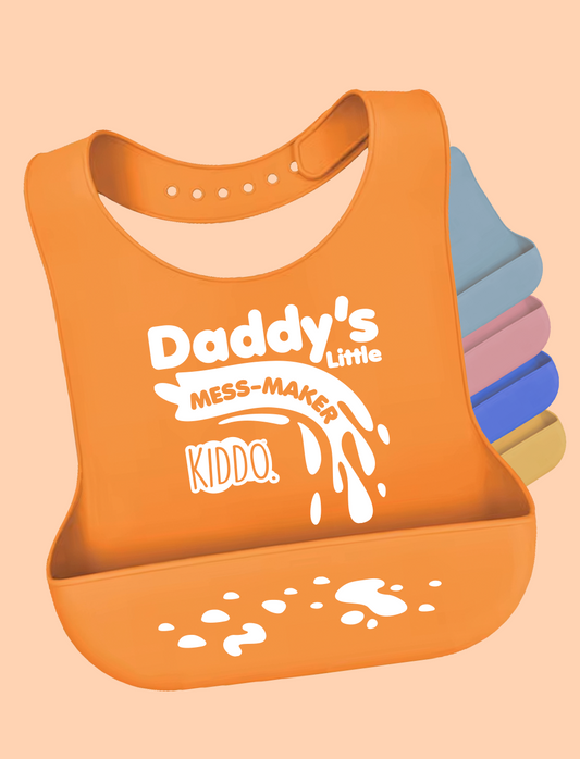 Kiddo Mess Maker Adult Silicone Bib