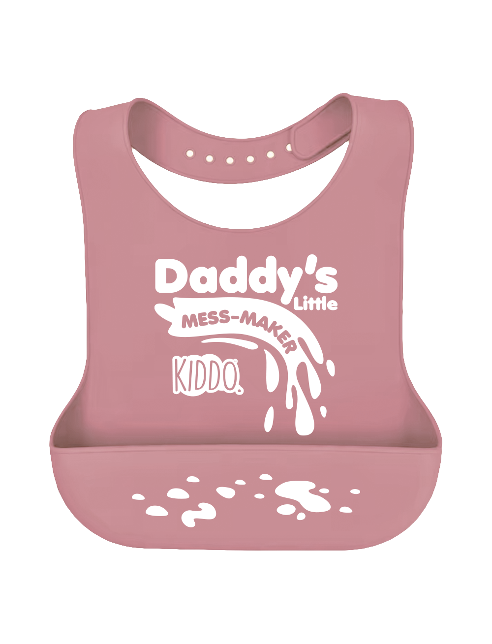 Kiddo Mess Maker Adult Silicone Bib