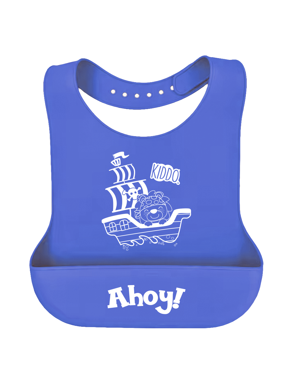 Kiddo Little Sailor Adult Silicone Bib