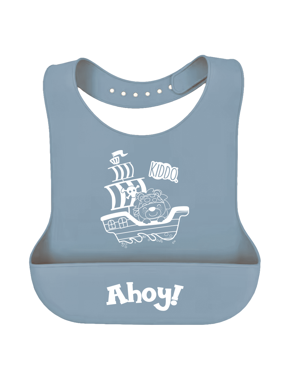 Kiddo Little Sailor Adult Silicone Bib