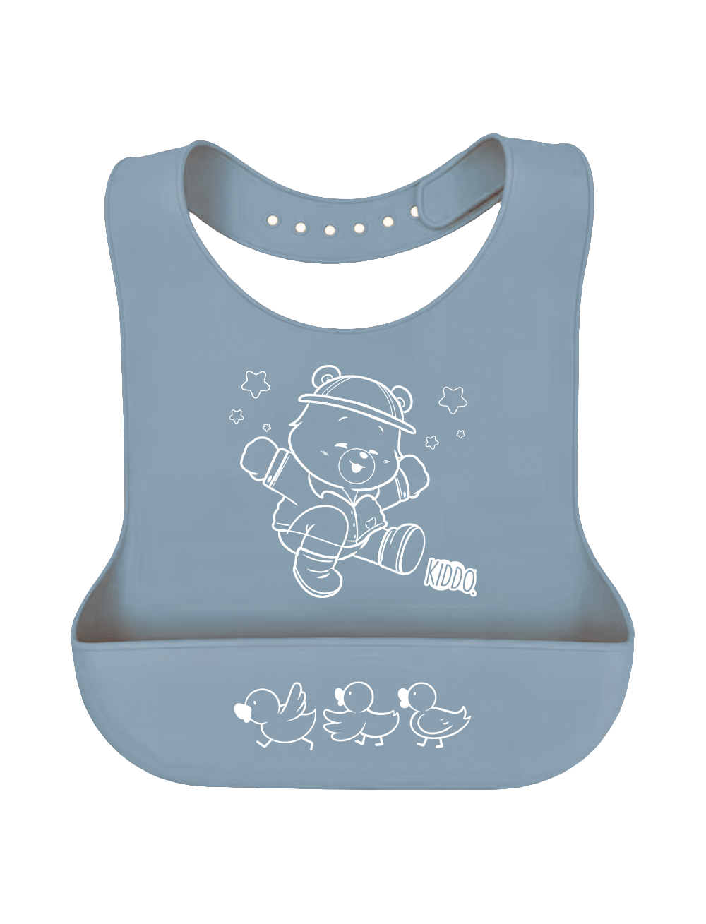 Kiddo Teddy Adult Silicone Bib